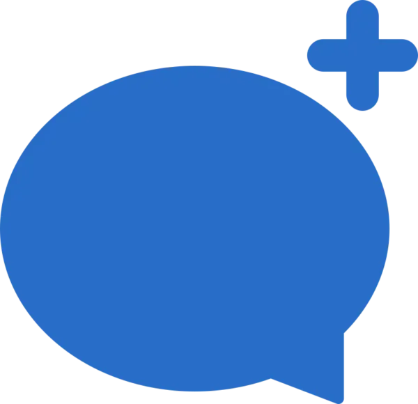 Icono de globo de conversación para indicar transparencia  en nuestro equipo