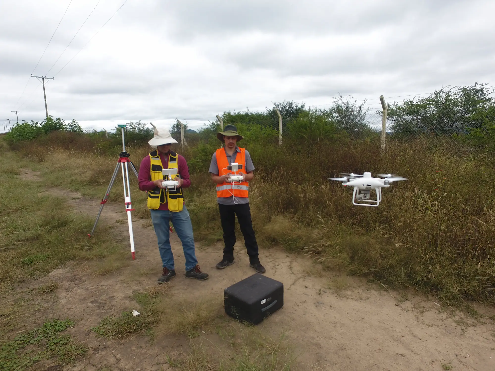 Trabajo de GeoSky Maps en campo